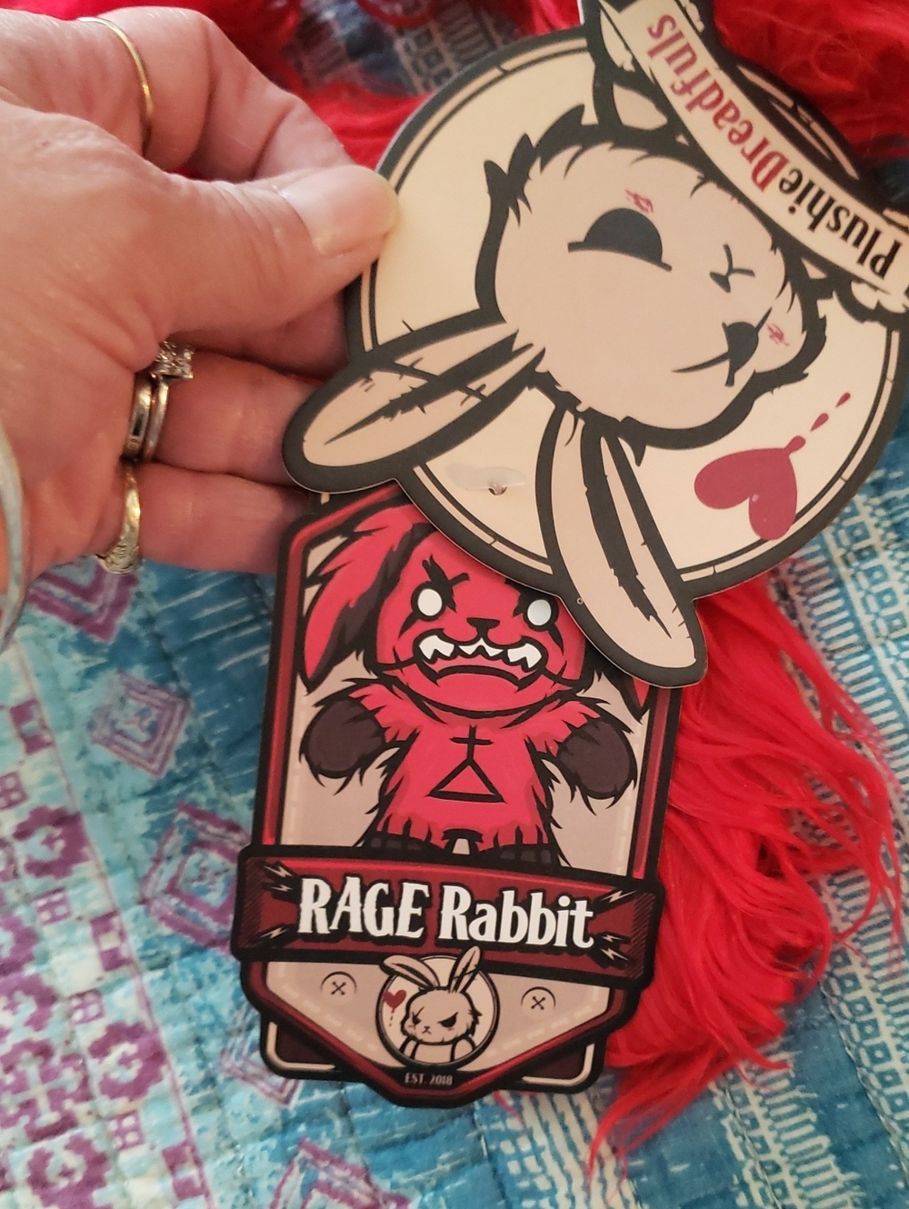 Plushie Dreadful Rage Rabbit NWT - Picture 6 of 9